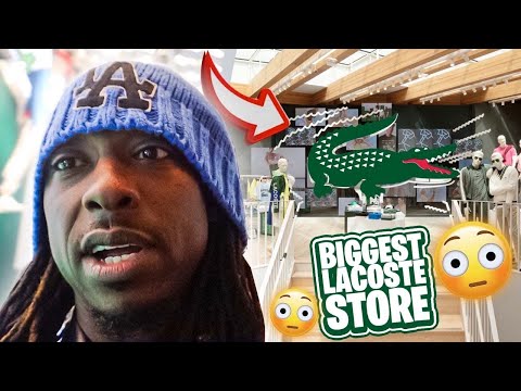 Going to the Biggest Lacoste Store in Europe... and it was Lit!