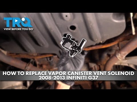 How to Replace Vapor Canister Vent Solenoid 2008-2013 INFINITI G37