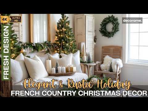 Luxurious French Country Christmas Decor for Small Spaces: Elegant & Rustic Holiday Inspiration