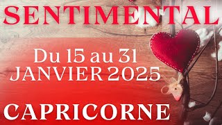 CAPRICORNE ❤️️️ SENTIMENTAL du 15 au 31 JANVIER. Vous / L'autre (ou cette nouvelle personne)