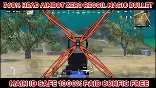 Pubg Lite 0.27.0 zero recoil config + 360 aim bot config file 0.27.0 // Ban Fix Config