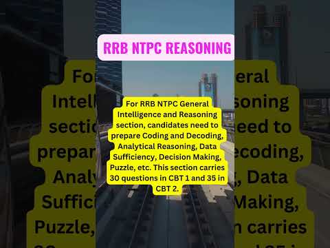 RRB NTPC REASONNING |#rrb |#shortsfeed #govtjobs #ytshorts