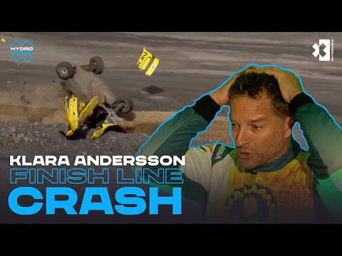 HUGE Crash Over the Finish Line 😳 | Extreme E