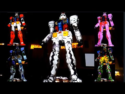 【TOKYO GANDAM】ガンダム　マッピングショー