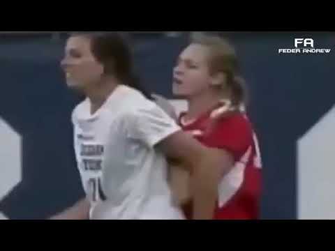 Football Female  Crazy Fight, Horror Tackles & Red Cards