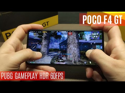 Poco F4 GT PUBG Gameplay  HDR 60 FPS ★  Snapdragon 8 Gen 1 PUBG