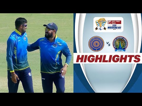 SMAT 2024, Hyderabad vs Rajasthan: Match Highlights