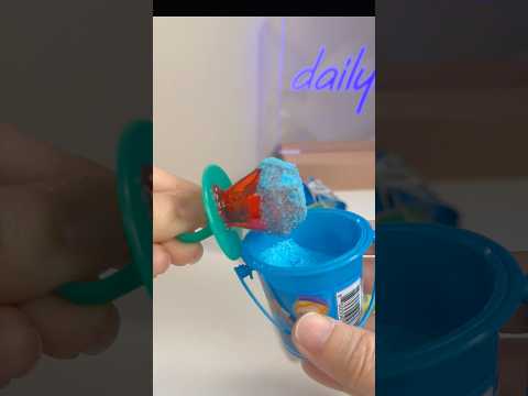 Ring Pop Candy With Power Dip #asmr  #candy