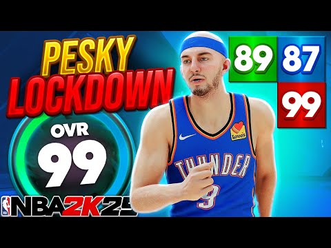 Lockdown Build on NBA 2K25 6'4 Build 2 Way 3 Level Creator