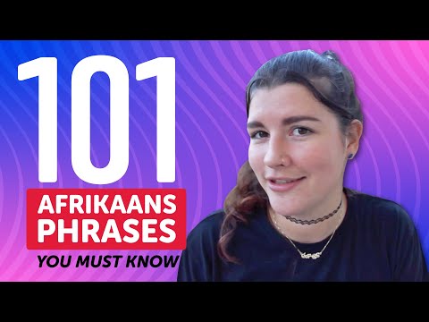 101 Phrases Every Afrikaans Beginner Must-Know