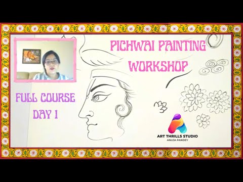 Pichwai Painting Live Tutorial: Day 1