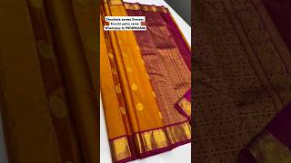 pure #kanchipuram handloom silk saree available in stock 🛍️🛍️