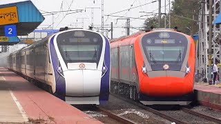 🧡12 Different Vande Bharat Express Train clips: All Vande Bharat Trains of West Bengal