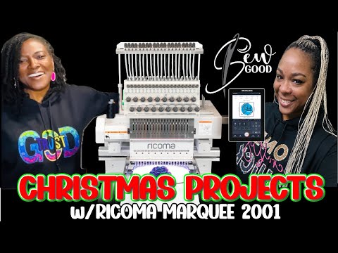 Sew Good | 'Tis the Season to Embroider Christmas Hats and Stockings | Ricoma Embroidery Machine