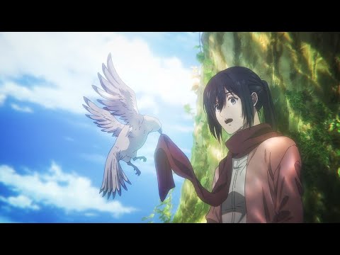 Mikasa Cries on Eren's Grave - Bird Eren Ending Scene