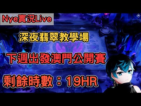 【Nye實況】聯盟戰棋S13 深夜翡翠教學場 結束就打打小號或者PBE練習 加班台剩餘時數：19HR ｜戰棋教學14.23｜Arcane TFTS13