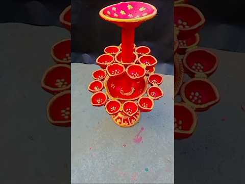 Diy diya stend #shots #diy #diwali #craft #decoration #ideas