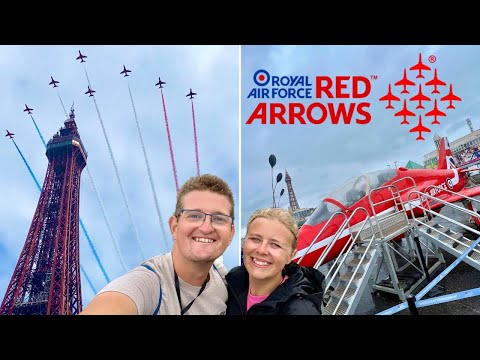 Blackpool Air Show 2023 - Amazing Red Arrows Display!