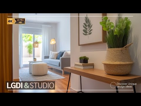 How to Decorate Your Entryway into the Living Room: Modern Small Space Design & Apartment Ideas