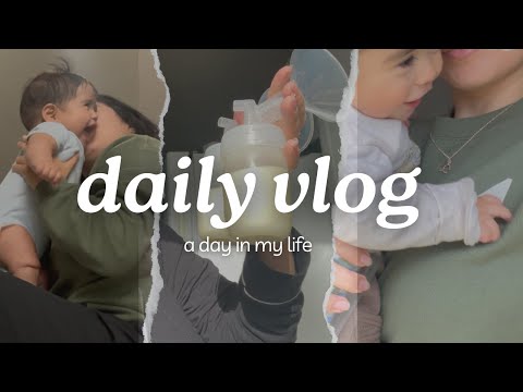 day in the life as a mom. 6 months postpartum. a realistic emotional day.  #momlife #dayinlifevlog