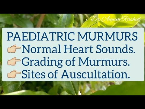 Murmurs Grading and Sites Of Auscultation | Pediatric Murmurs Discussion - Part 1