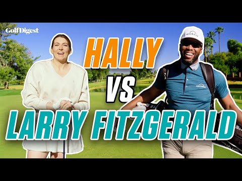 Larry Fitzgerald vs. Hally Leadbetter | On The Tee | Golf Digest