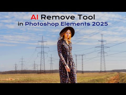 AI-powered Remove Tool in Photoshop Elements 2025