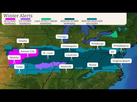 Blizzard Warnings In Three States - Winter Storm Blair Moves East - Ljósufjöll Volcano Uptick