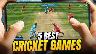 Best cricket games for mobile 2024 | 5 best t20 World Cup cricket games | Cricket games