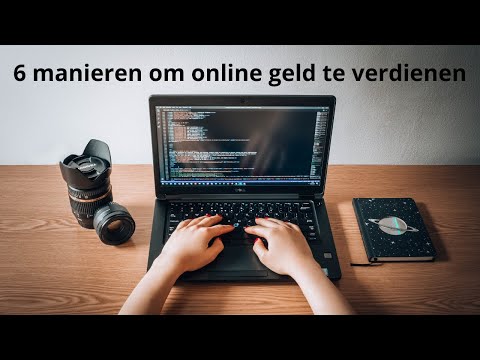 6 manieren om online geld te verdienen.