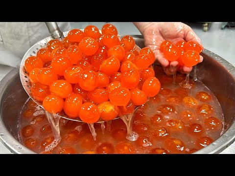 Crystal Red Clay Salted Duck Eggs！Taiwan popular egg yolk pastries production