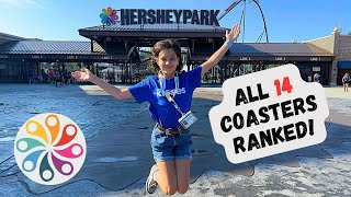 RANKING & Riding ALL 14 Roller Coasters at HERSHEYPARK! | FULL POVs