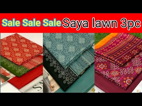 Saya lawn 3pc 2025|100% original|big brand|multi brand collection