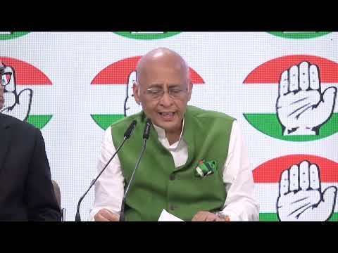 LIVE Congress party briefing by Shri Ajay Maken and Shri Abhishek Singhvi at AICC HQ