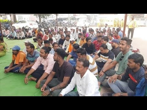 प्लेसमेंट कर्मचारियों का हल्ला बोल || धमतरी नगरीय निकाय