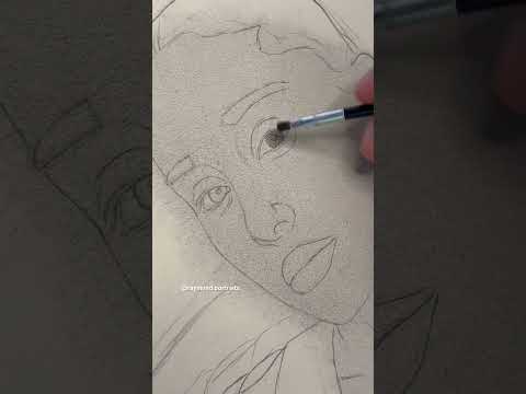 DRAWING ARIANA (tiktok: raymond.portraits) #art #shortsvideo #artistdrawing #artist #arianagrande