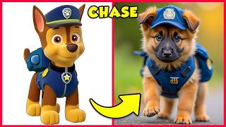 How Paw Patrol Characters Look In Real Life 🐶 + Guess The Paw Patrol Characters by Voice 🔊😍👮