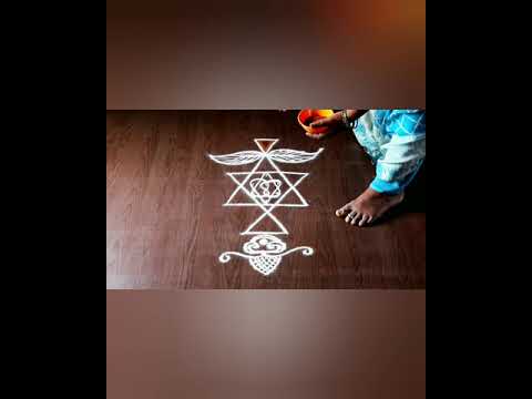 #simplekolam #rangoliart #semmankolam #semmanrangoli