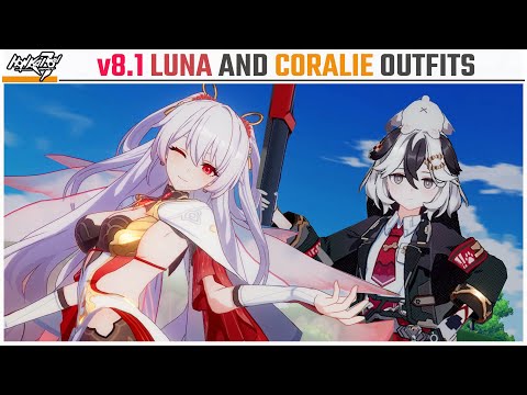 Lunar Vow RABBIT and Coralie ALT WORLD Outfits Gameplay - Honkai Impact 8.1