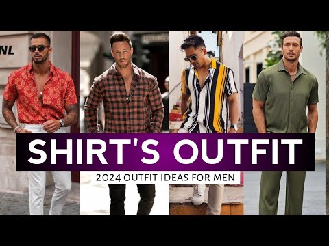 16 SHIRT Outfit Ideas Mens _ 2024 🔥 mens outfit ideas guide |