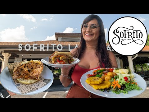 Sofrito Latin Cafe MASSIVE AREPAS 🫓 Local Orlando food review