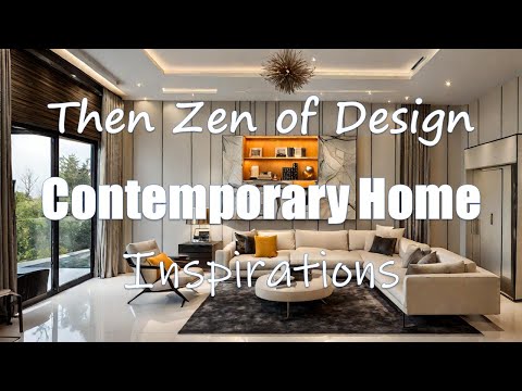 The Zen of Design: Contemporary Home Inspirations #interiordesign #architecture #homedecor