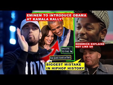 Fans SPLIT As Eminem Set To Introduce Barack Obama in Rally, Kendrick EXPLAINS Not Like Us, Fat Joe