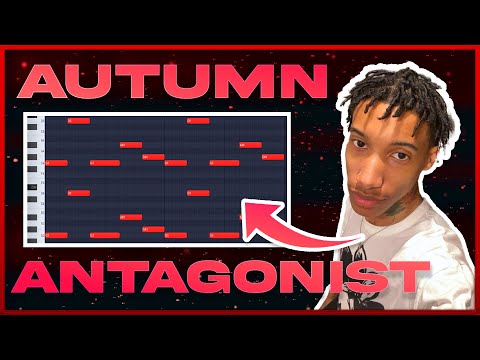 Making INSANE beats for AUTUMN's ANTAGONIST!!