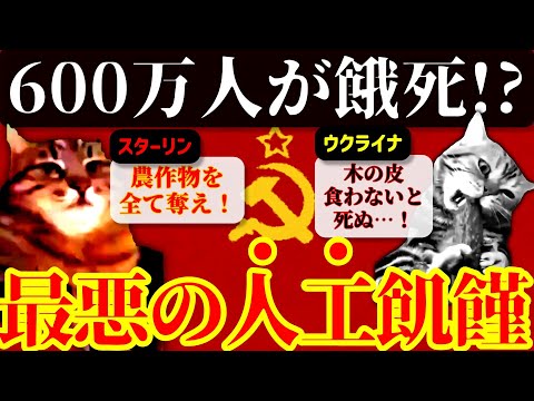 【閲覧注意】ソ連時代に起きた最悪の民族浄化を解説【ホロドモール】#猫ミーム #猫マニ ＃ウクライナ ＃ロシア