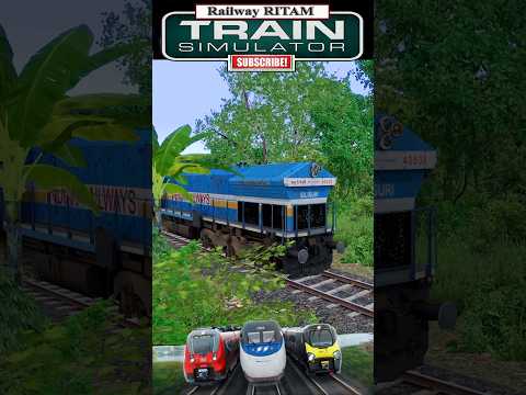 Train Simulator I WDP4 Loco Shunting BCNA Wagon । Train wala game #shorts #traingame #railworks