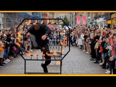 Glasgow World Most Dangerous Stunt Runner Glasgow | 4K