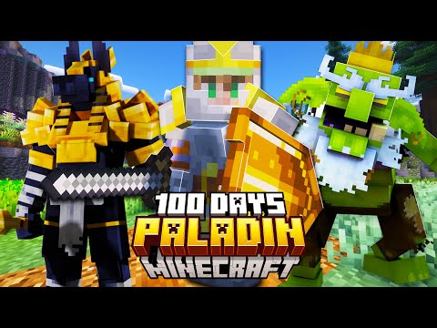 100 Days as a PALADIN in Minecraft RPG [FULL MOVIE]