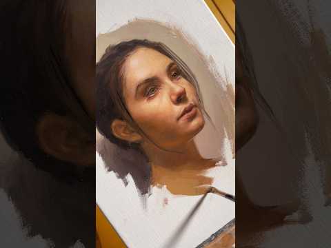 HOW TO PAINT A PORTRAIT 🎨🖌️ #artist