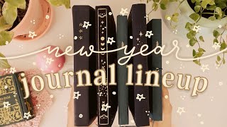 my 2025 journal lineup! 🌟 (cozimas day 10)